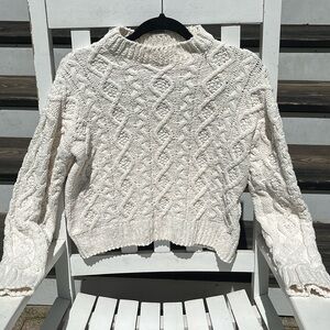 ❄️Poof Apparel Cable Knit Sweater Size Medium